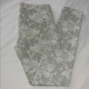 7 for all mankind, flower print jeans